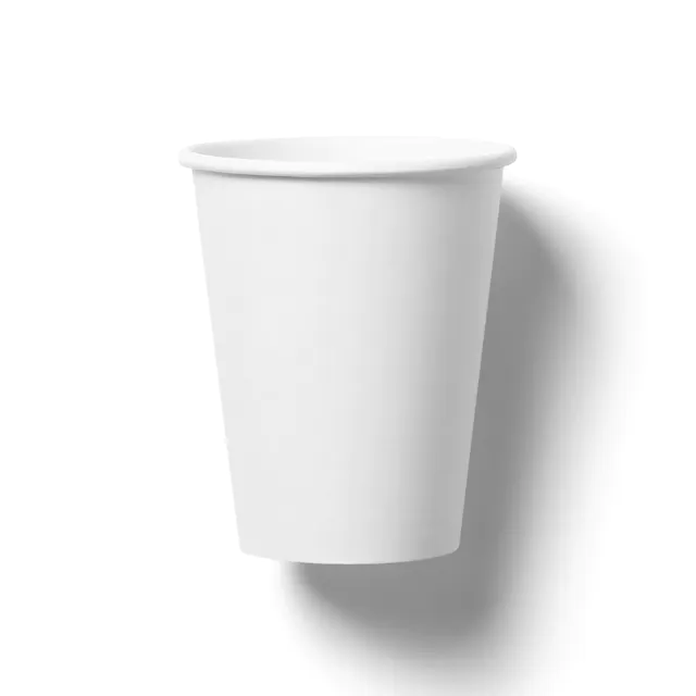 Tall Paper Cup Mockup Side View